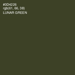 #3D4226 - Lunar Green Color Image